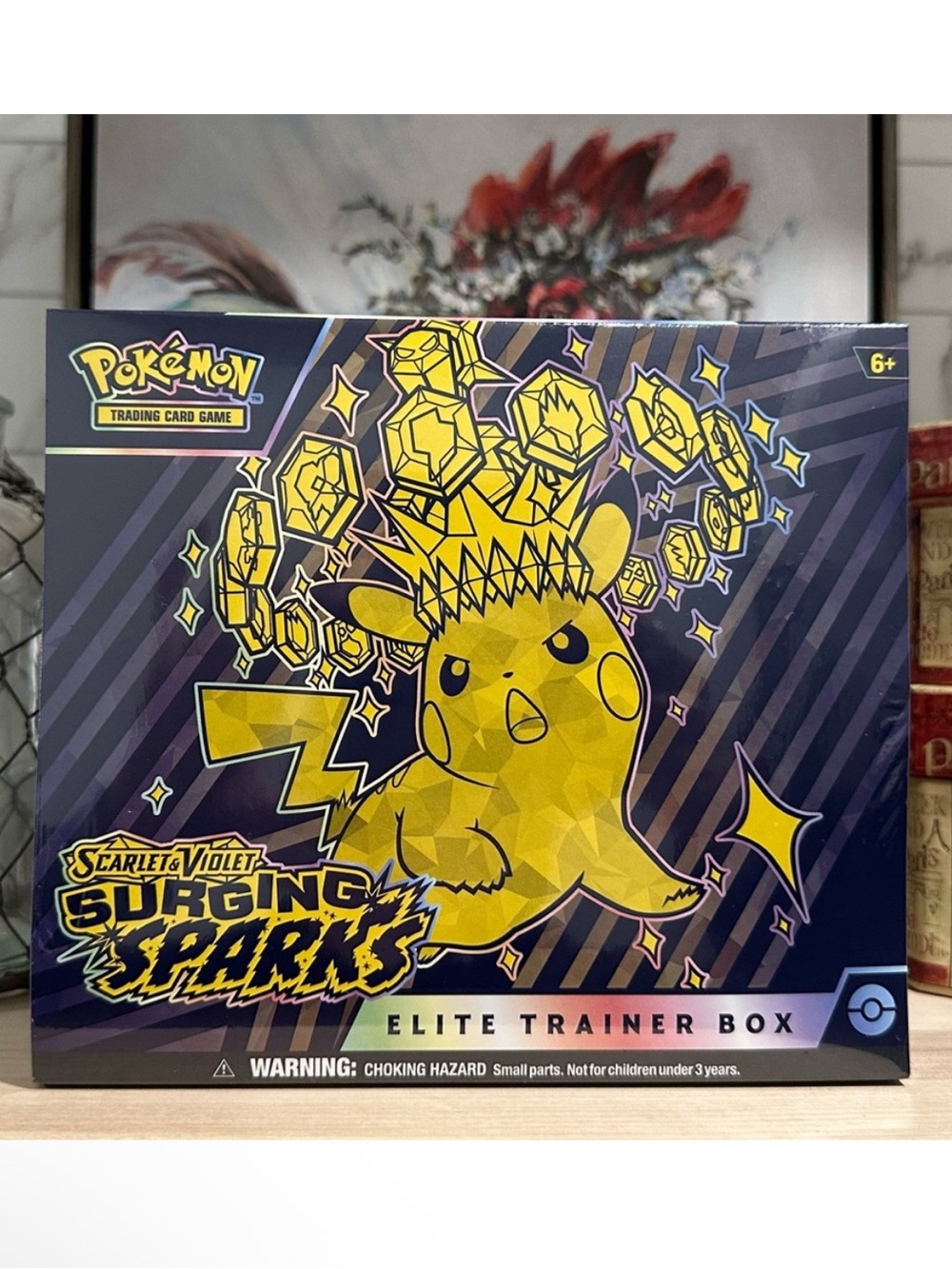 New! Pokémon TCG Surging Sparks Elite Trainer Box - SV08